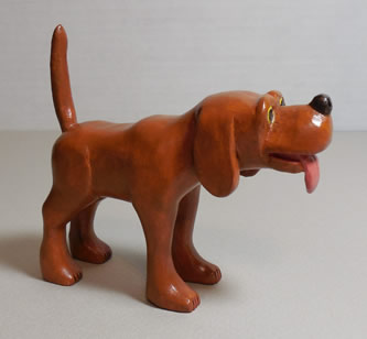 dog wood carving pattern